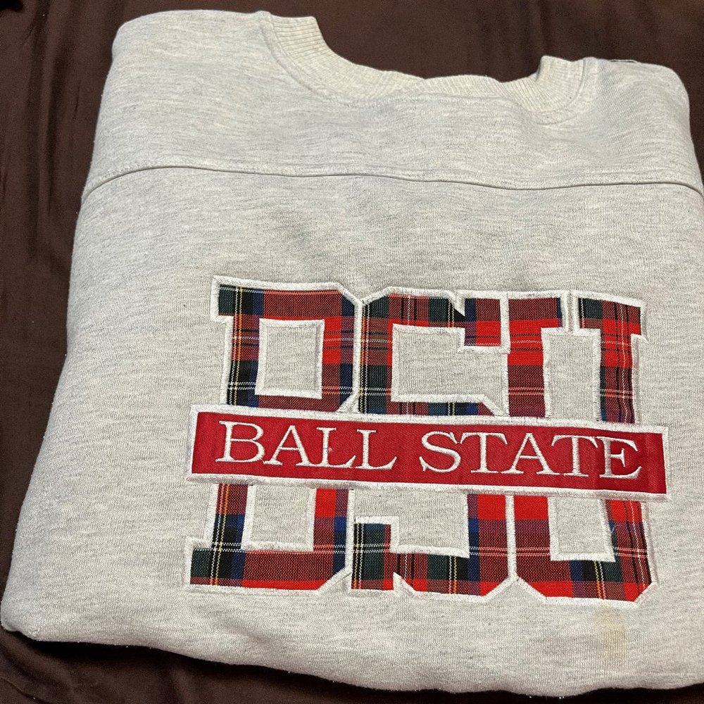 Vintage (early 90s) Ball State University sweatshirt